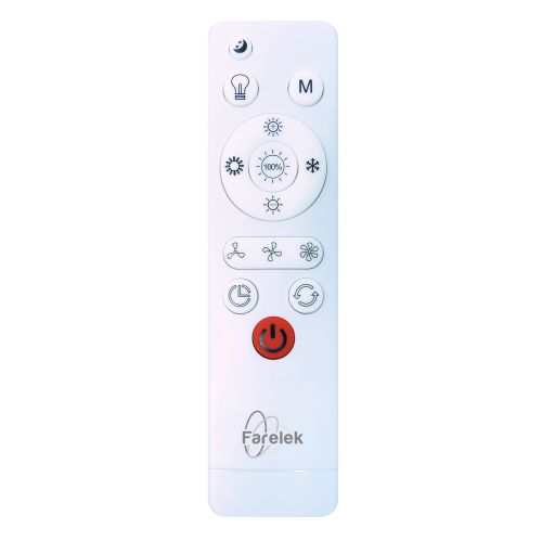 Ventilateur de plafond AIR-LIGHT CROWN 95 W 40 cm blanc - FARELEK - 112436 photo du produit Secondaire 1 L