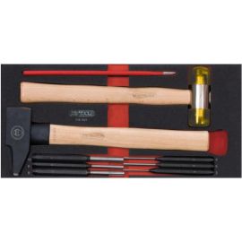 Module d'outils de frappe KS Tools manche bois 9 pièces - 713.1101 photo du produit Principale M