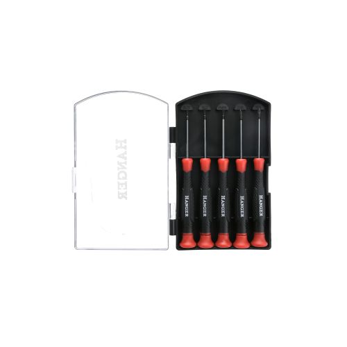 Coffret de 5 tournevis micro - HANGER - 133092 pas cher Secondaire 1 L