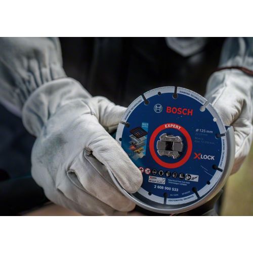 Disque à tronçonner Diamond Metal Wheel X-LOCK 125mm - BOSCH EXPERT - 2608900533 pas cher Secondaire 1 L