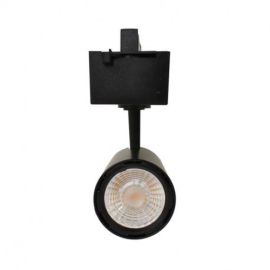 Spot LED COOL Miidex Lighting sur rail noir 25 W + adaptateur rail 03 allumages photo du produit Principale M