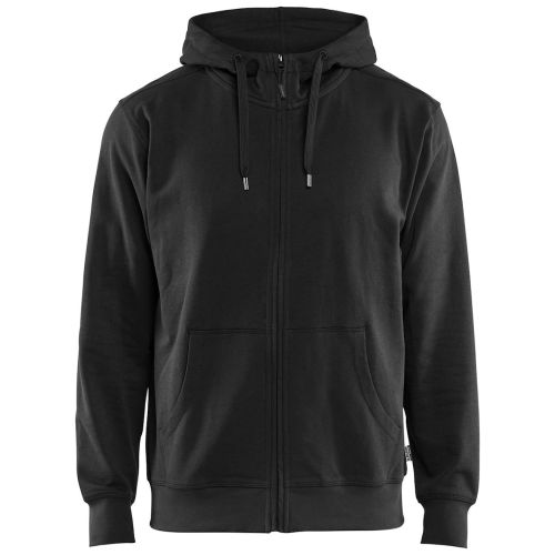 Sweat zippé à capuche coton bleu marine foncé T4XL - BLÅKLÄDER - 3366115886004XL pas cher