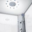 Cabine de douche Hydromassante SILVER HYDRO 80x80 noir THALASSOR SQMN8080 photo du produit Secondaire 2 S