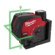 Laser vert 2 lignes avec aplmob 12 V M12 CLLP-301C + batterie 3 Ah + chargeur en coffret MILWAUKEE 4933478100 photo du produit Secondaire 3 S