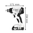 Boulonneuse sans-fil Bosch GDX 18V-180 18 V + 2 batteries 5,5 Ah ProCore + chargeur + L-Boxx 136 photo du produit Secondaire 6 S