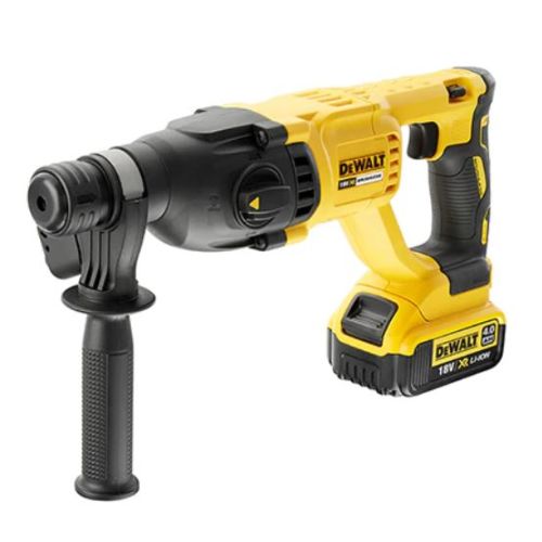 Perforateur burineur SDS Plus 18V 3 modes 2.,6J + 1 batterie XR 4Ah + chargeur en coffret T-STAK DEWALT DCH133M1 photo du produit Principale L