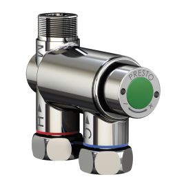 Régulateur thermostatique MINITHERM Presto monoposte avec arrivées en ligne - 29008 photo du produit Principale M