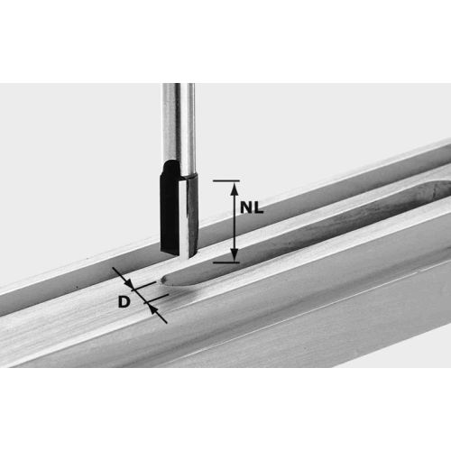 Fraise à rainurer HW S12 D22/45 - FESTOOL - 491094 pas cher