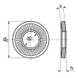 Rondelle contact Z A2 NFE 25511 3X6X0.5 boîte de 200 ACTON 625283 photo du produit Secondaire 1 S