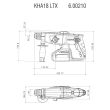 Perforateur SDS Plus 18V KHA 18 LTX (sans batterie ni chargeur) en coffret METABOX METABO 600210840 photo du produit Secondaire 1 S