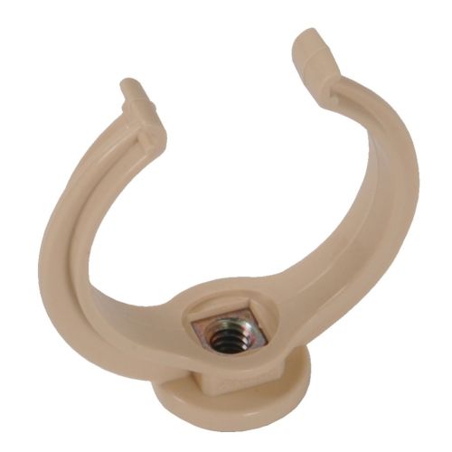 Collier Lyre 100mm pour tube de descente cylindrique gris - NICOLL - CO100GT photo du produit Secondaire 2 L