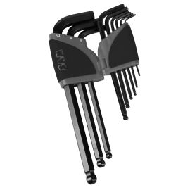 R&acirc;telier de 9 cl&eacute;s m&acirc;les 6 pans &agrave; t&ecirc;te sph&eacute;rique Sam Outillage - 67-AR9A pas cher Principale M