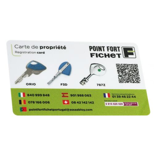 Cylindre Fichet 787Z A2P3* Fortissime T photo du produit Secondaire 1 L
