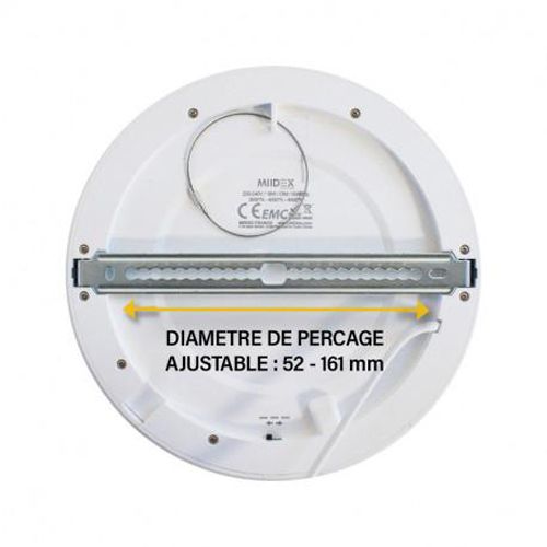 Plafonnier LED ALDEBARAN blanc D220 mm 18 W CCT dimmable MIIDEX LIGHTING 77566 photo du produit Secondaire 2 L