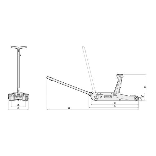 Cric rouleur 2T - GENERAL PNEUMATIC - GT2S pas cher Secondaire 1 L