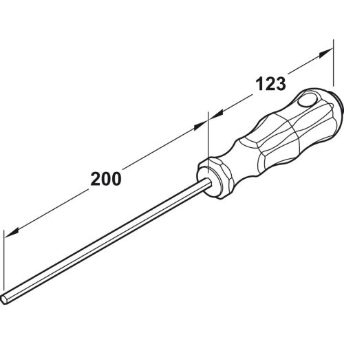 Outil de réglage AXILO78 - HÄFELE - 637.76.360 pas cher Secondaire 3 L