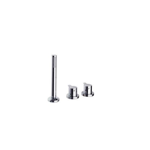 Ensemble bain-douche thermostatique sur gorge sans bec DRAKO T33337 - RAMON SOLER  - 255777 pas cher