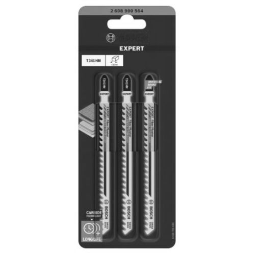 Lame de scie sauteuse Fiber and Plaster T 341 HM pack de 3 - BOSCH - 2608900564 pas cher Secondaire 7 L