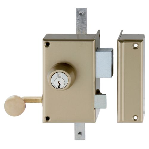 Serrure 3 points en applique MX4500 5 goupilles 5G verticale tirage droite cylindre de 45mm - HERACLES - MX-4510-5G-1 pas cher