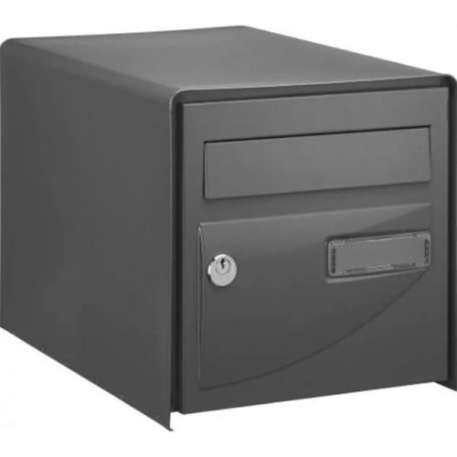 Boîte à lettres Probat 1/2 Prof simple face gris RAL 7016 - DECAYEUX - 221967 pas cher