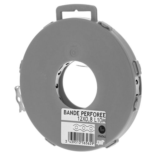 Cassette bande perforée métallique 10m 12x0,8 - SPIT - 056562 pas cher Secondaire 1 L