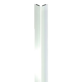 Corni&egrave;re angle 25x25mm adh&eacute;sive acier blanc 3m.l - DINAC - 1306100 pas cher Principale M