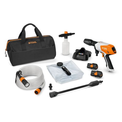 Nettoyeur haute pression 10,8V RCA 20.0 + 2 batteries AS 2 + chargeur AL 1 + sac de rangement STIHL RA02-011-7610 photo du produit