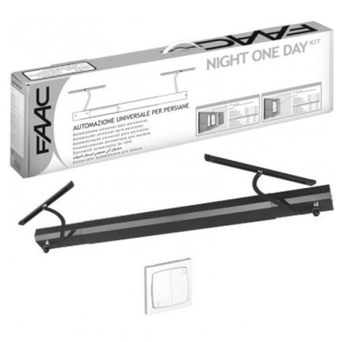 Kit automatisme volets battants filaire Night one day2 marron - FAAC - 105766 pas cher Principale L