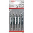 5 lames de scie sauteuse T 111 C Basic for Wood BOSCH 68008630033 photo du produit Secondaire 1 S