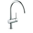 Mitigeur d'évier MINTA bec haut pivotant chromé GROHE 32917000 photo du produit