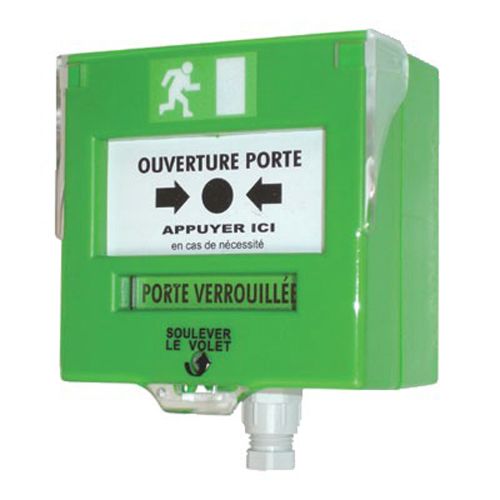 Déclencheur manuel Vert 1 contact NEUTRONIC 4710V3C photo du produit