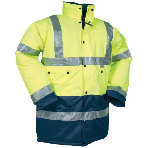 Parka de signalisation TEIHO jaune fluo/bleu marine TM CODUPAL TEIHOM photo du produit Principale L