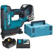 Cloueur 18 V Li-ion LXT + 2 batteries 5 Ah + chargeur en coffret MAKPAC MAKITA DPT353RT photo du produit