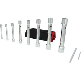 Trousse de cl&eacute;s &agrave; tubes doubles KS Tools 12 pans 10 pi&egrave;ces - 518.0405 photo du produit Principale M