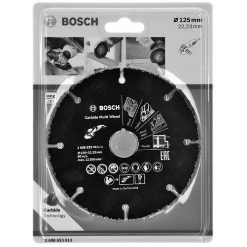 Disque à tronçonner Carbide Multi Wheel D.125mm - BOSCH - 2608623013 pas cher Secondaire 5 L