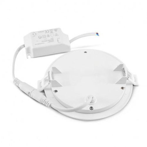 Plafonnier LED SLIMY blanc D128 mm 6 W 3000 K MIIDEX LIGHTING 77490 photo du produit Secondaire 1 L