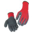 Gants tricot polyamide enduit latex rouge/gris T8 - SINGER - NYM15LG - 8 pas cher Secondaire 1 S