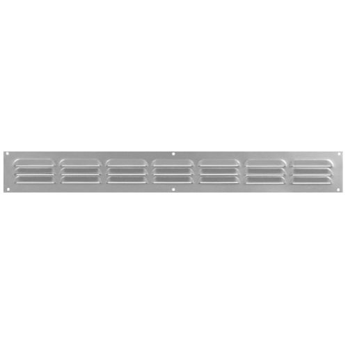 Grille métallique à persiennes Alu Anodisé avec moustiquaire 100x200mm - AUTOGYRE - 512010 pas cher