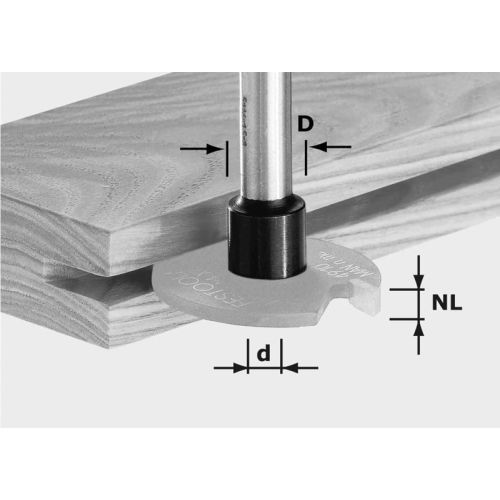 Broche porte-outil S8 1,5-5 D14 - FESTOOL - 499805 pas cher Principale L