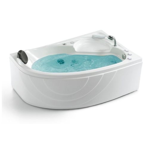 Baignoire balnéo d'angle KENYA 150 IMASSAGE droite - THALASSOR - KENYA150D-IM pas cher