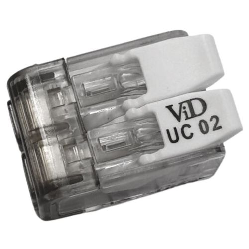 Sachet de 5 connecteurs rapides câble souple 2 trous 1 à 4 mm² ELECTRALINE 80611 photo du produit Principale L
