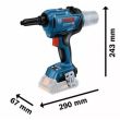 Riveteuse 18 V GRG 18V-16C Professional + 2 batteries ProCORE 4 Ah + chargeur rapide + coffret L-BOXX BOSCH 06019K5001 photo du produit Secondaire 1 S