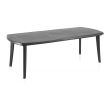 Ensemble de 6 chaises GRANA + table extensible ATLANTIC anthracite - SHAF pas cher Secondaire 2 S