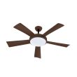 Ventilateur de plafond 38 W Wallis 132 cm chocolat FARELEK 112435 photo du produit