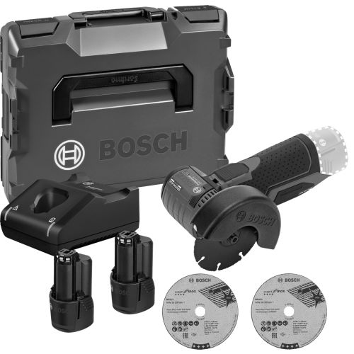 Meuleuse angulaire sans fil GWS 12V-76 (sans batterie ni chargeur) en  coffret L-BOXX - BOSCH - 06019F2003