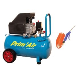 Compresseur 1850W Lacme PRIMAIR MM 13/50-4 + tuyau + soufflette - 104230 pas cher Principale M
