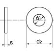 Rondelles plates NFE 25514 3 x 12 x 0,8 mm larges type L en boite de 10 ACTON 675053 photo du produit Secondaire 1 S
