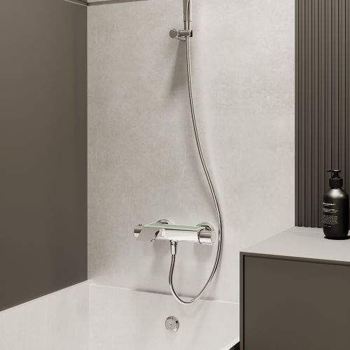 Mitigeur bain-douche thermostatique URBAN CHIC chromé 213901S - RAMON SOLER - 21C302414 pas cher Secondaire 3 L