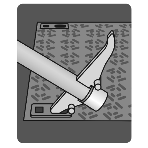 L&egrave;ve plaque T&eacute;l&eacute;com Nanovib capacit&eacute; de levage 80kg - LEBORGNE - 144109 pas cher Secondaire 2 L