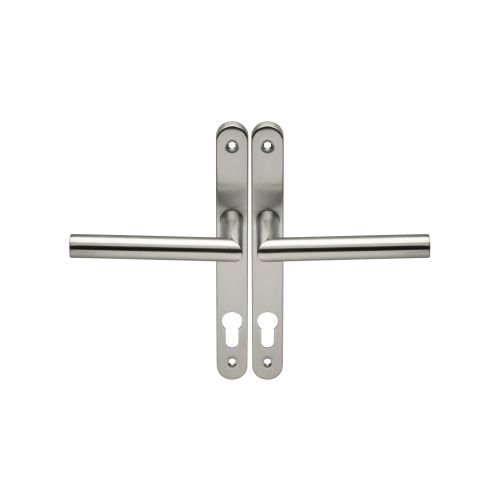 Ensemble 1394 entraxe 92mm sur plaque étroite clé I inox brossé - HERACLES - B-INOX-PE06 pas cher Secondaire 3 L